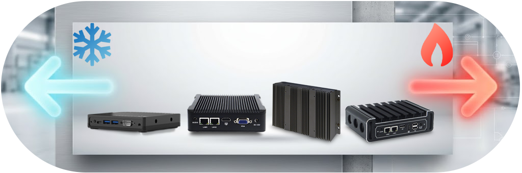 Industrielle Box-PC’er i flere størrelser og konfigurationer