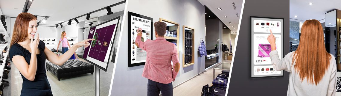 VisionLine Digital Signage Displays, All-in-One Touch screens, Selvbetjeningsterminaler og Mini industri PC'er