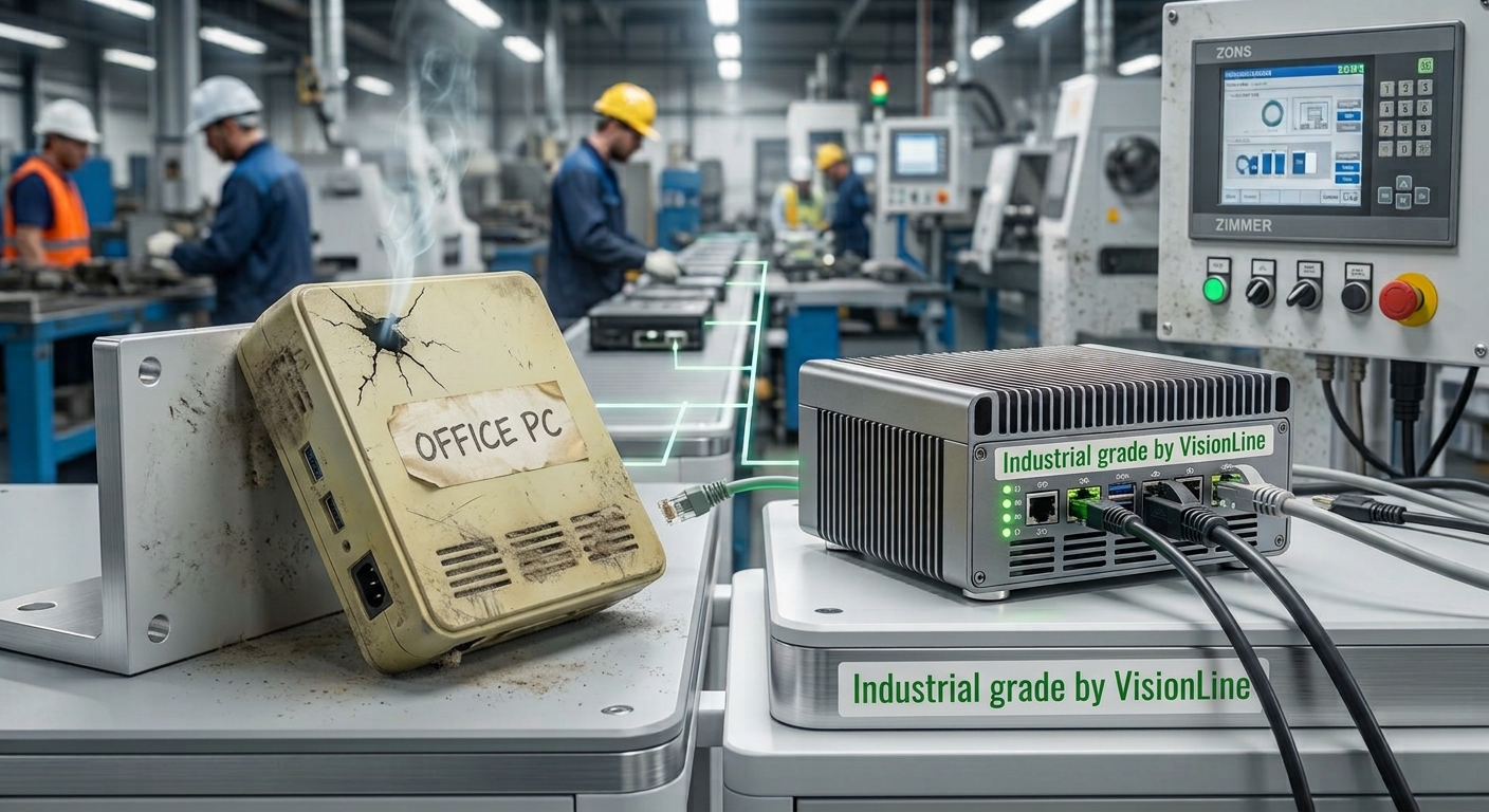 Hvorfor skal du investere i Industrielle Box-PC’er i stedet for kontor PC'er eller consumer produkter